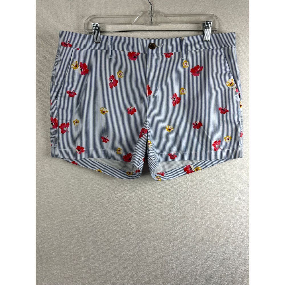 Old Navy‎ Shorts Women's 14 Navy Stripe Floral